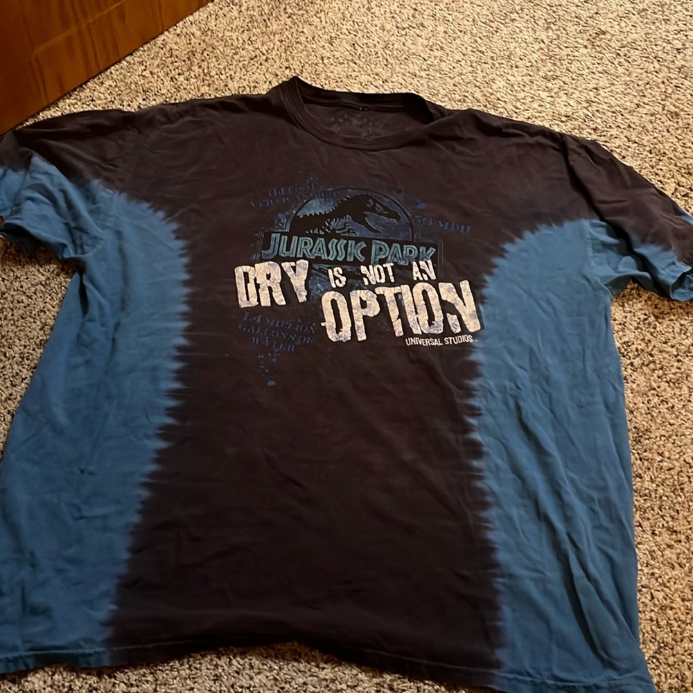 A used Jurassic Park t shirt